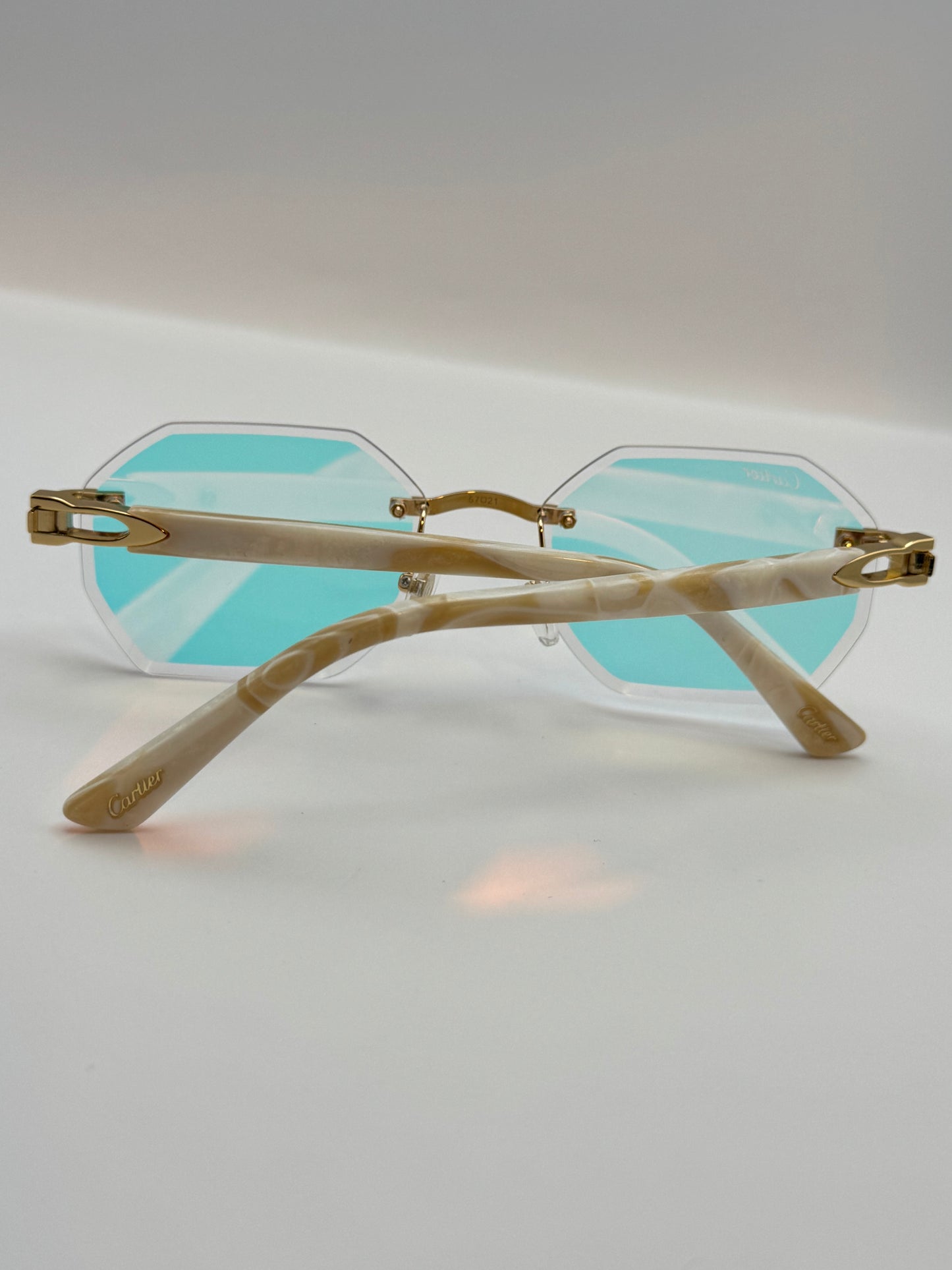 White Acetate sunglasses
