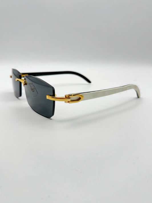 Rimless buffs Sunglasses Detroit style