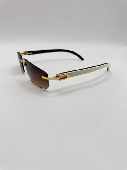 White buff Sunglasses 54mm