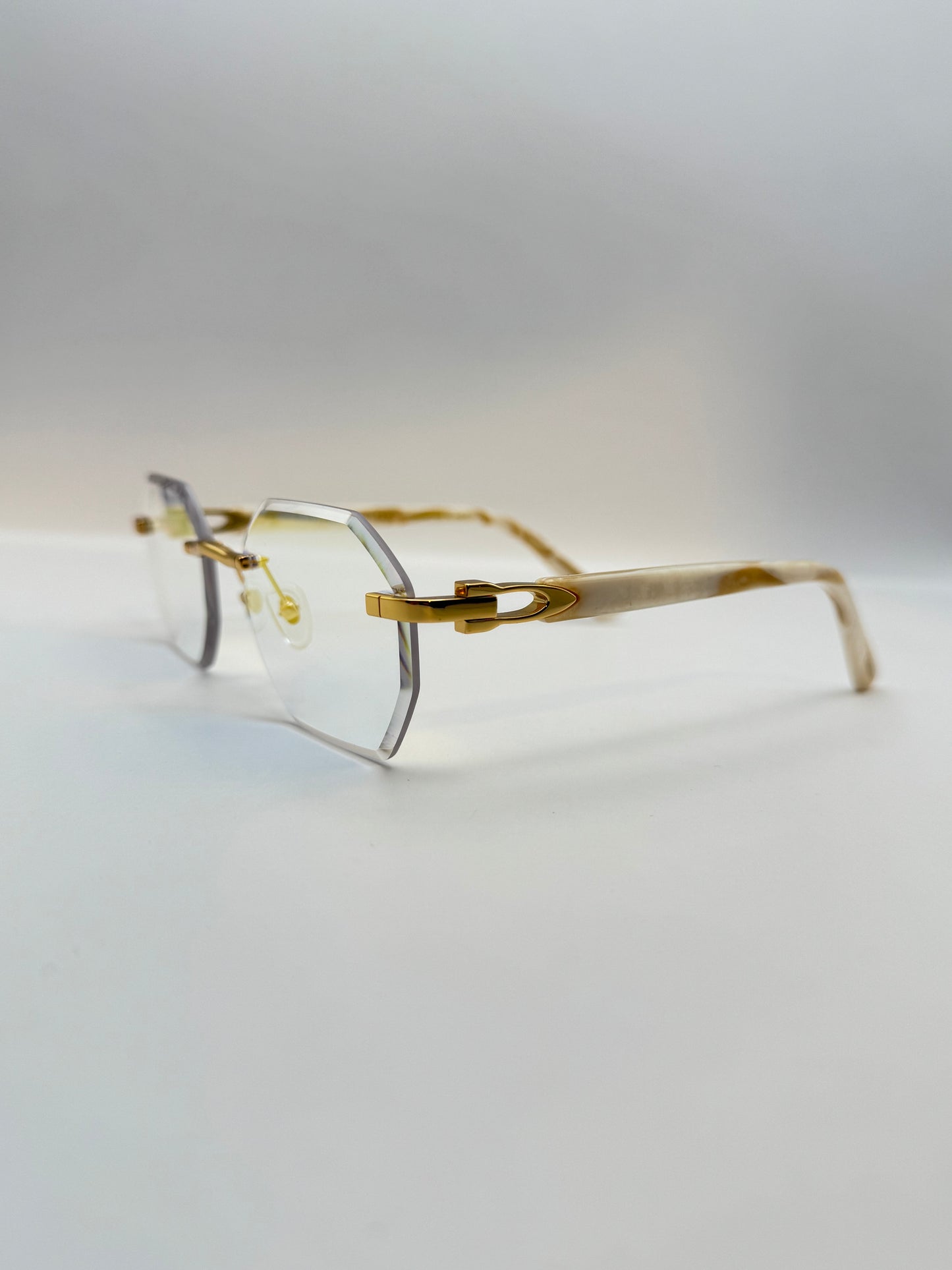 White Acetate sunglasses