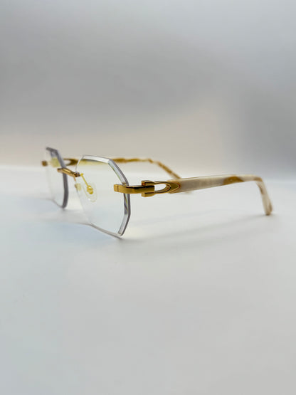 White Acetate sunglasses
