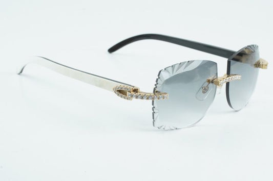 Moissanite white buff Sunglasses