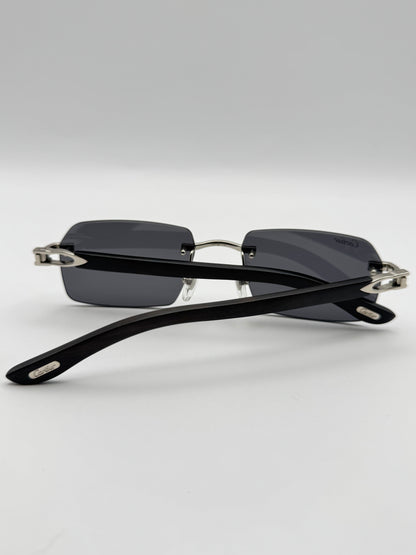 Black wood sunglasses