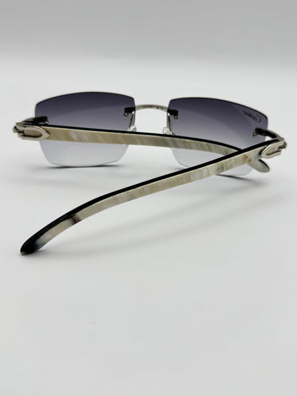 White buffs Sunglasses