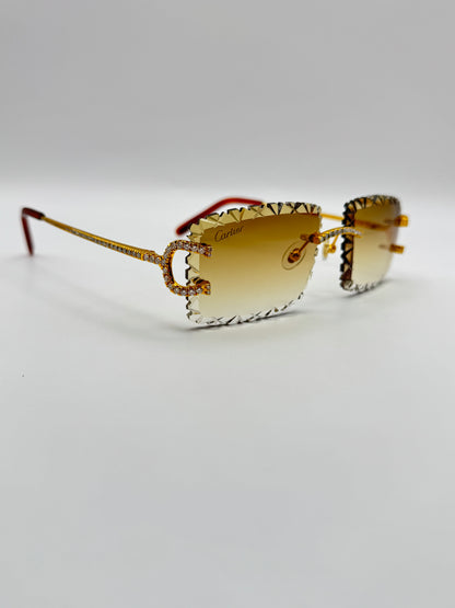 Big C moissanite Sunglasses