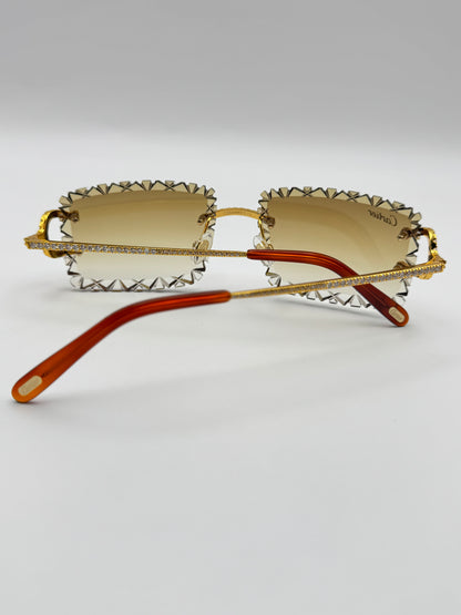 Big C moissanite Sunglasses