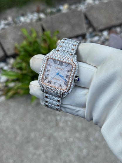 Custom Moissanite watch