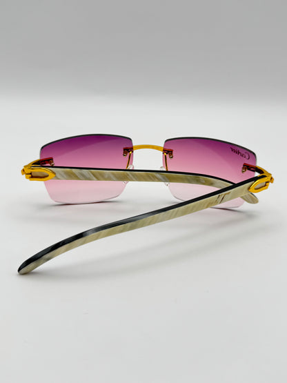 White buffs Sunglasses