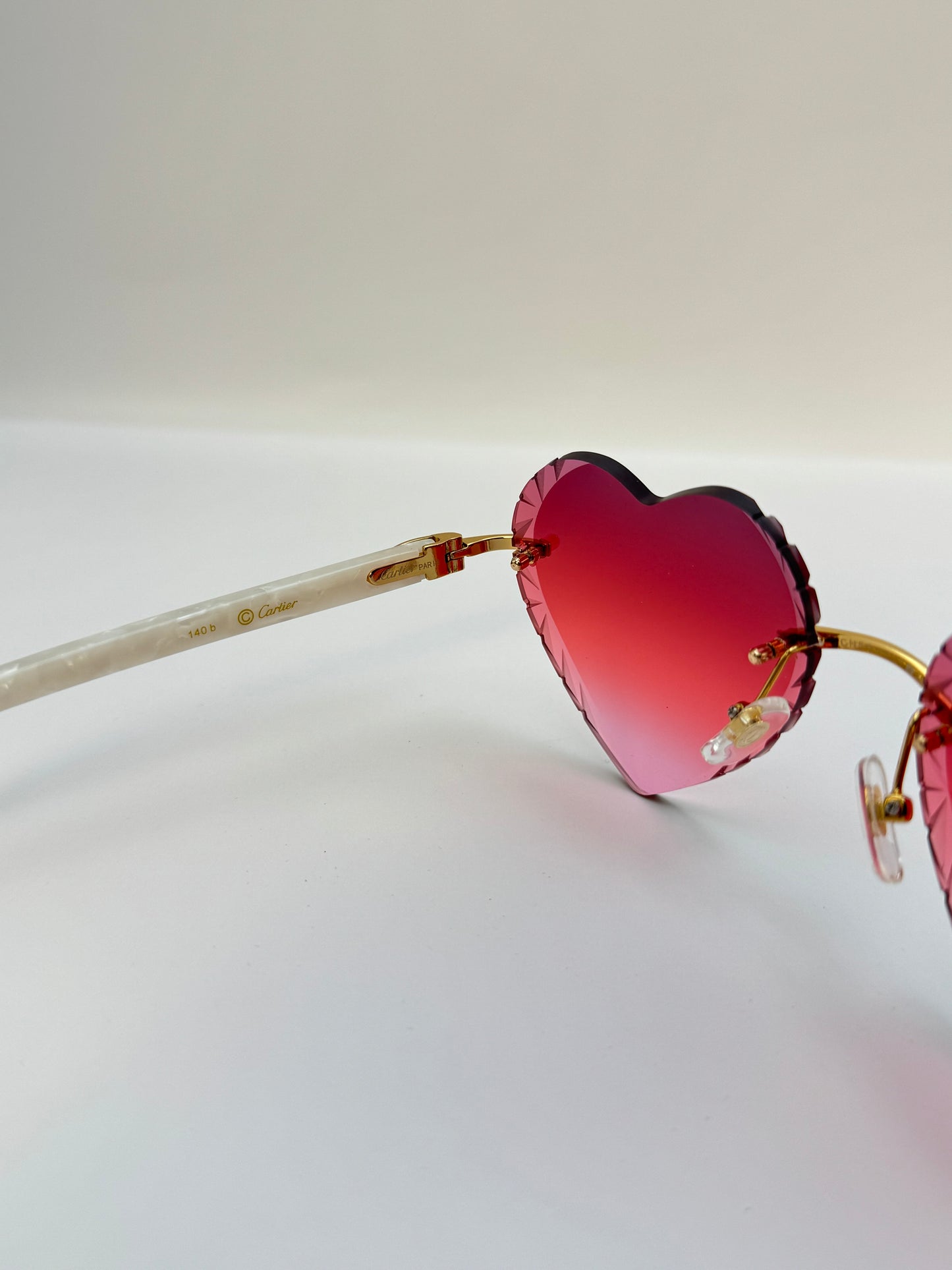 acetate Heart sunglasses