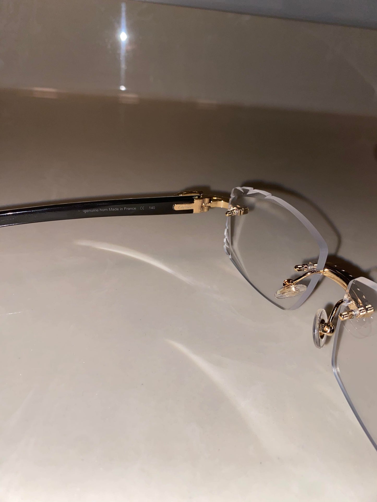 Moissanite white buffs