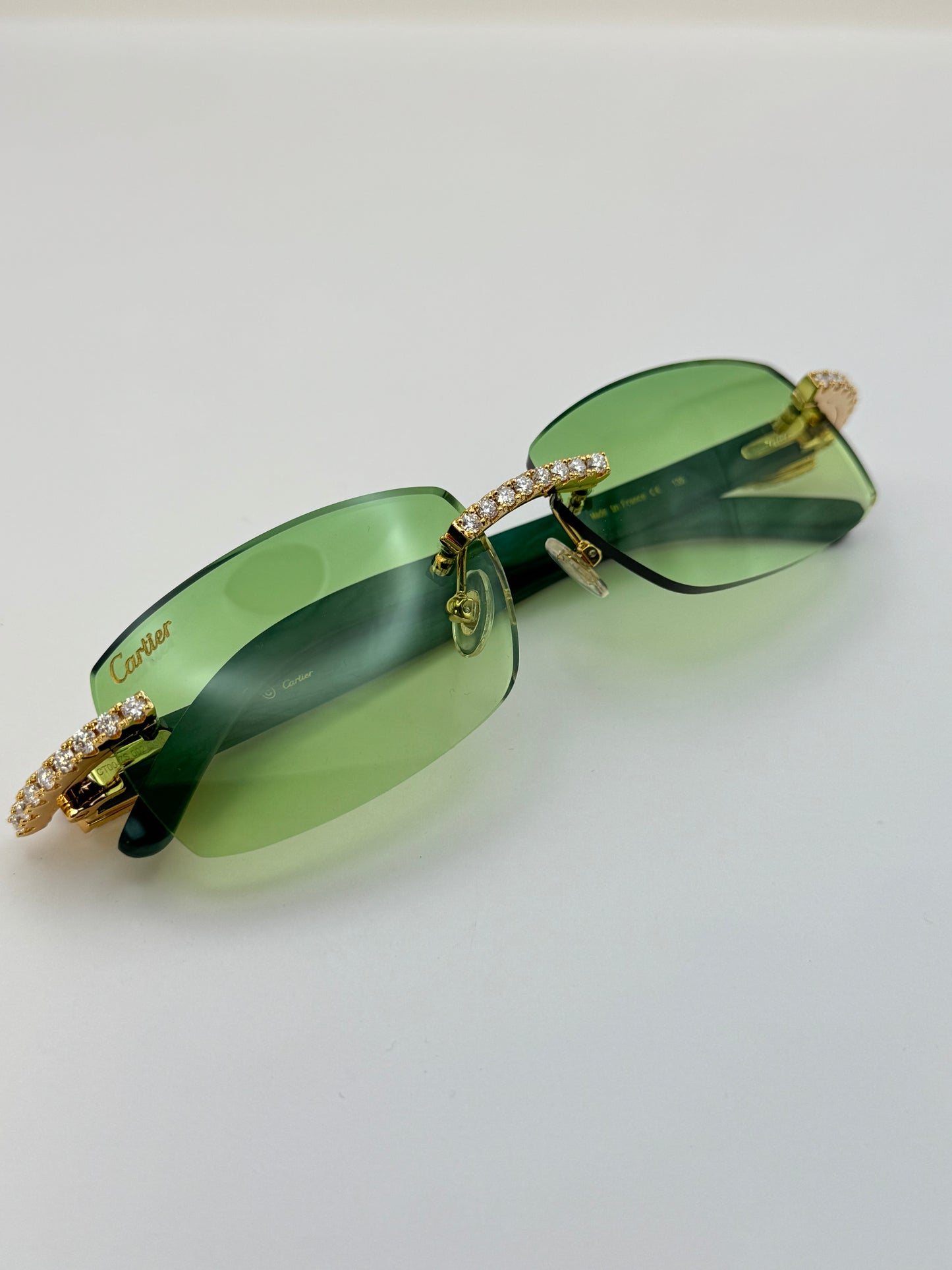 Moissanite Green wood Sunglasses
