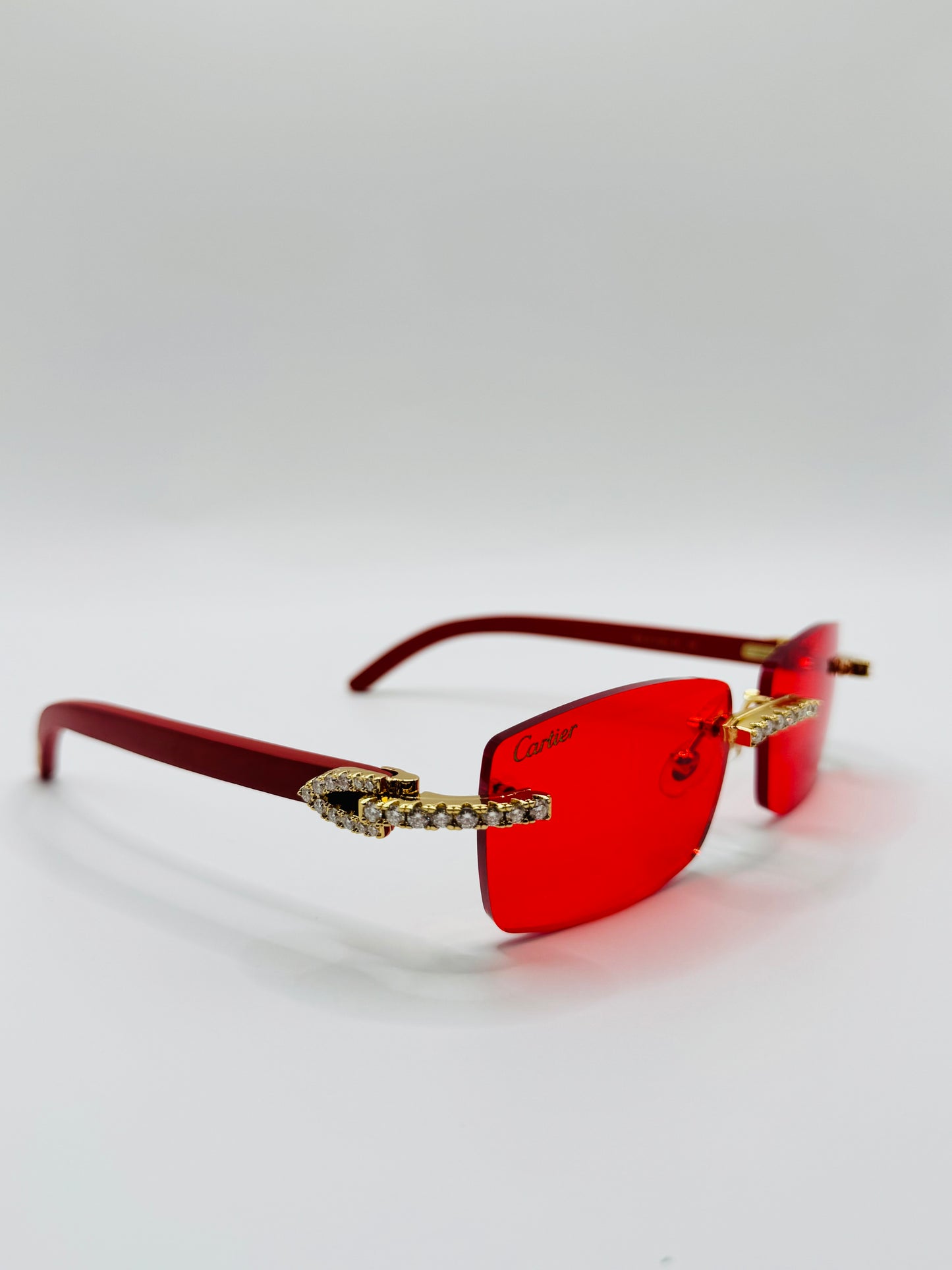 Moissanite Red wood Sunglasses