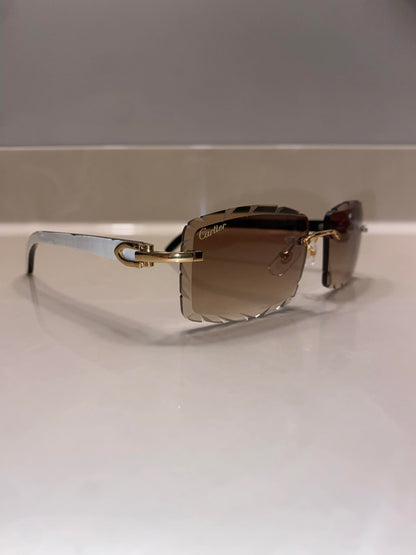 Diamond cut white buffs