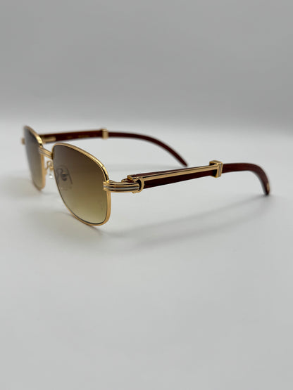 Vintage Wood Glasses