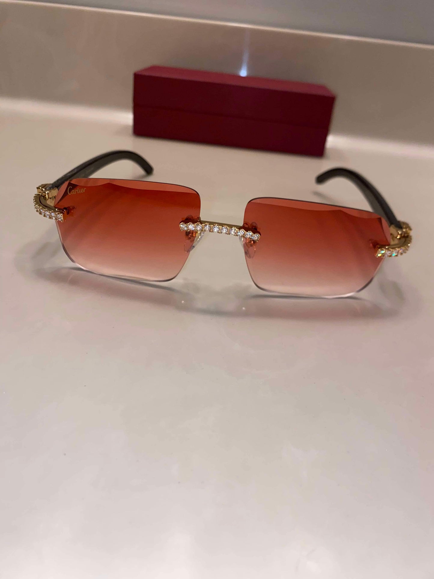 Iced out moissanite Sunglasses