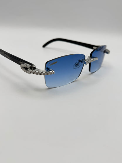Moissanite Black buff Sunglasses