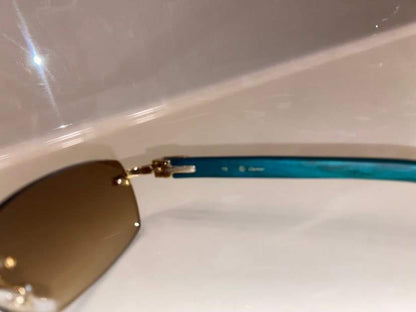 Turquoise wood Sunglasses