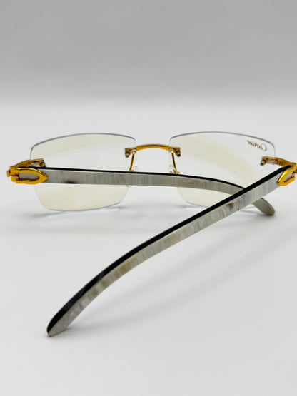 White buffs Sunglasses