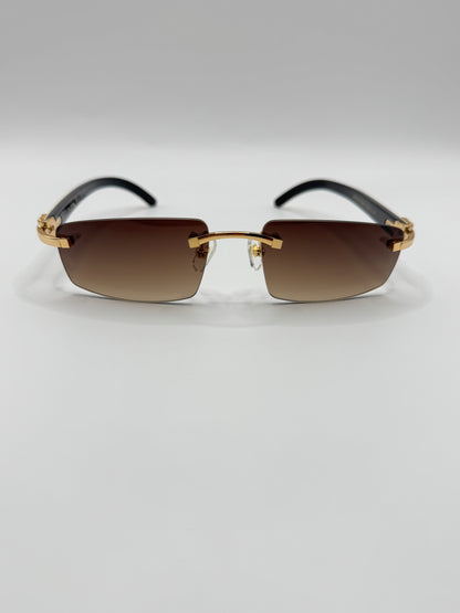 White buff Sunglasses 54mm