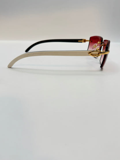 White Buff Sunglasses 57mm