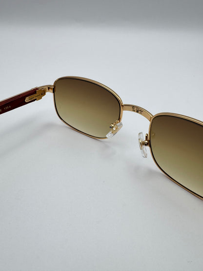 Vintage Wood Glasses