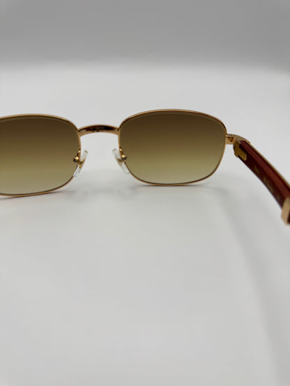 Vintage Wood Glasses