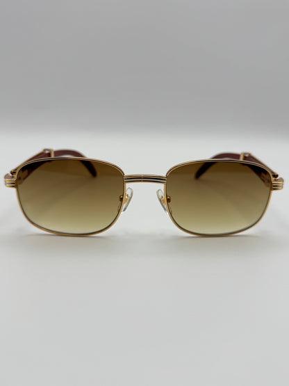 Vintage Wood Glasses