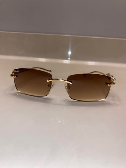 Iced out Panther Glasses