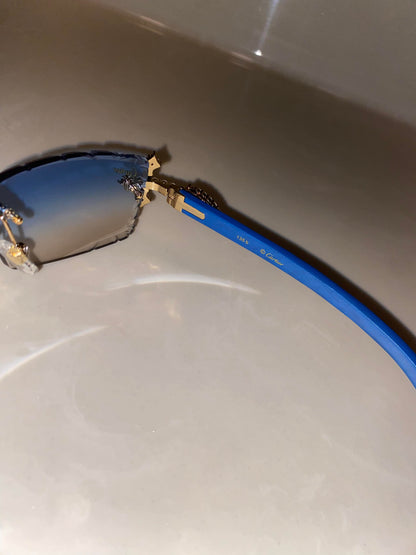 Iced out Cross glasses