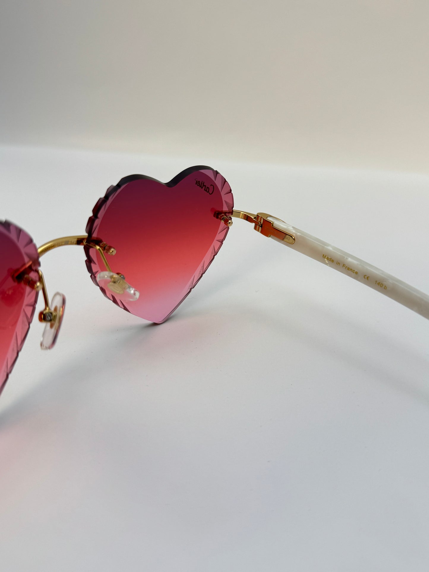 acetate Heart sunglasses