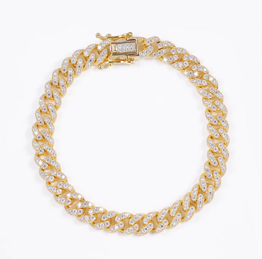 Moissanite Cuban Bracelet