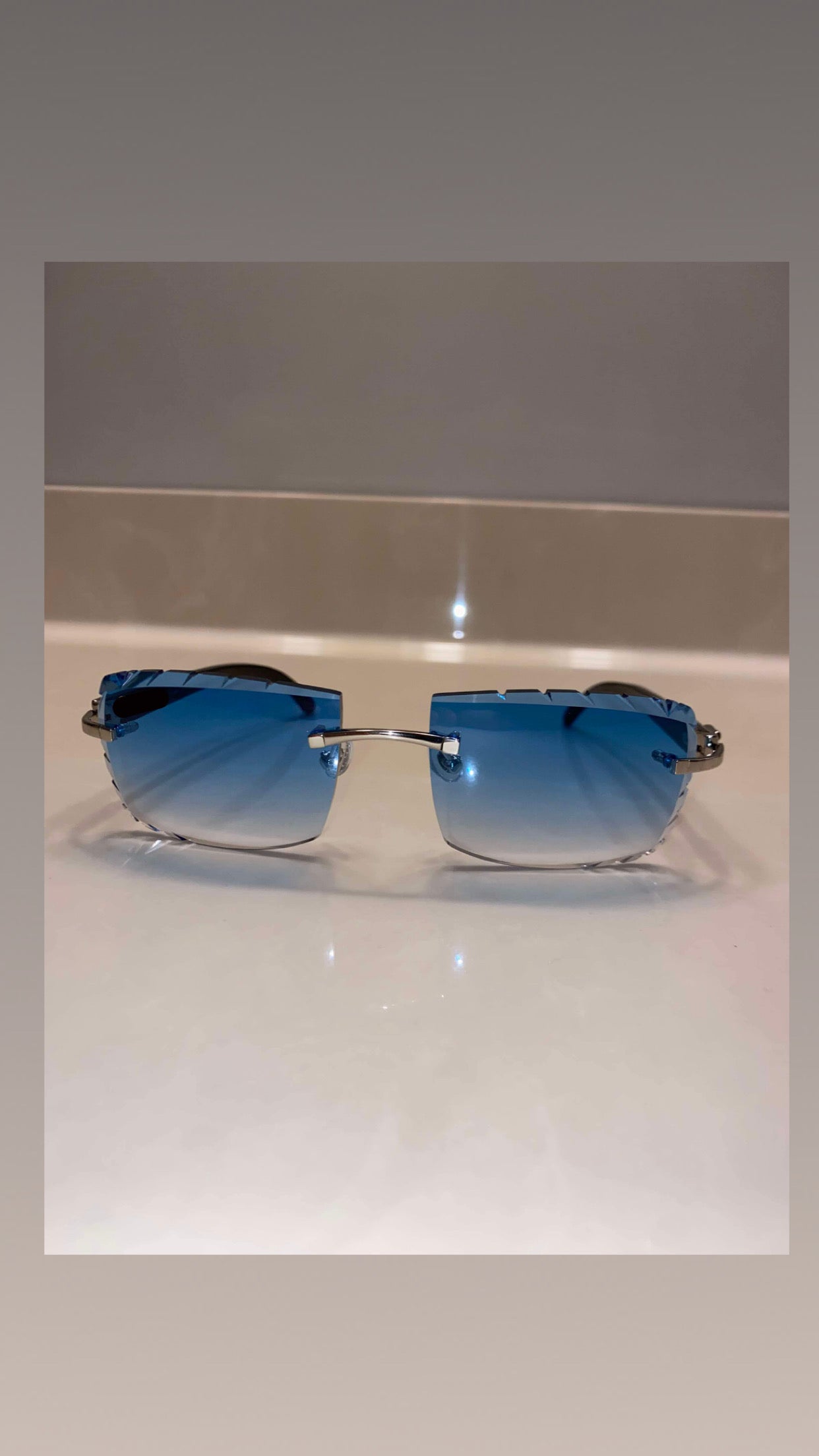 Rimless buffs Sunglasses Detroit style