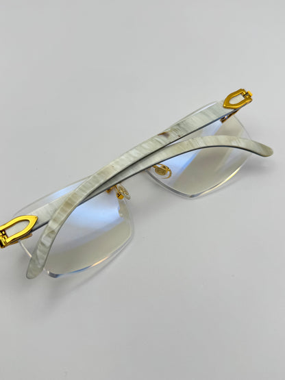 White buffs Sunglasses