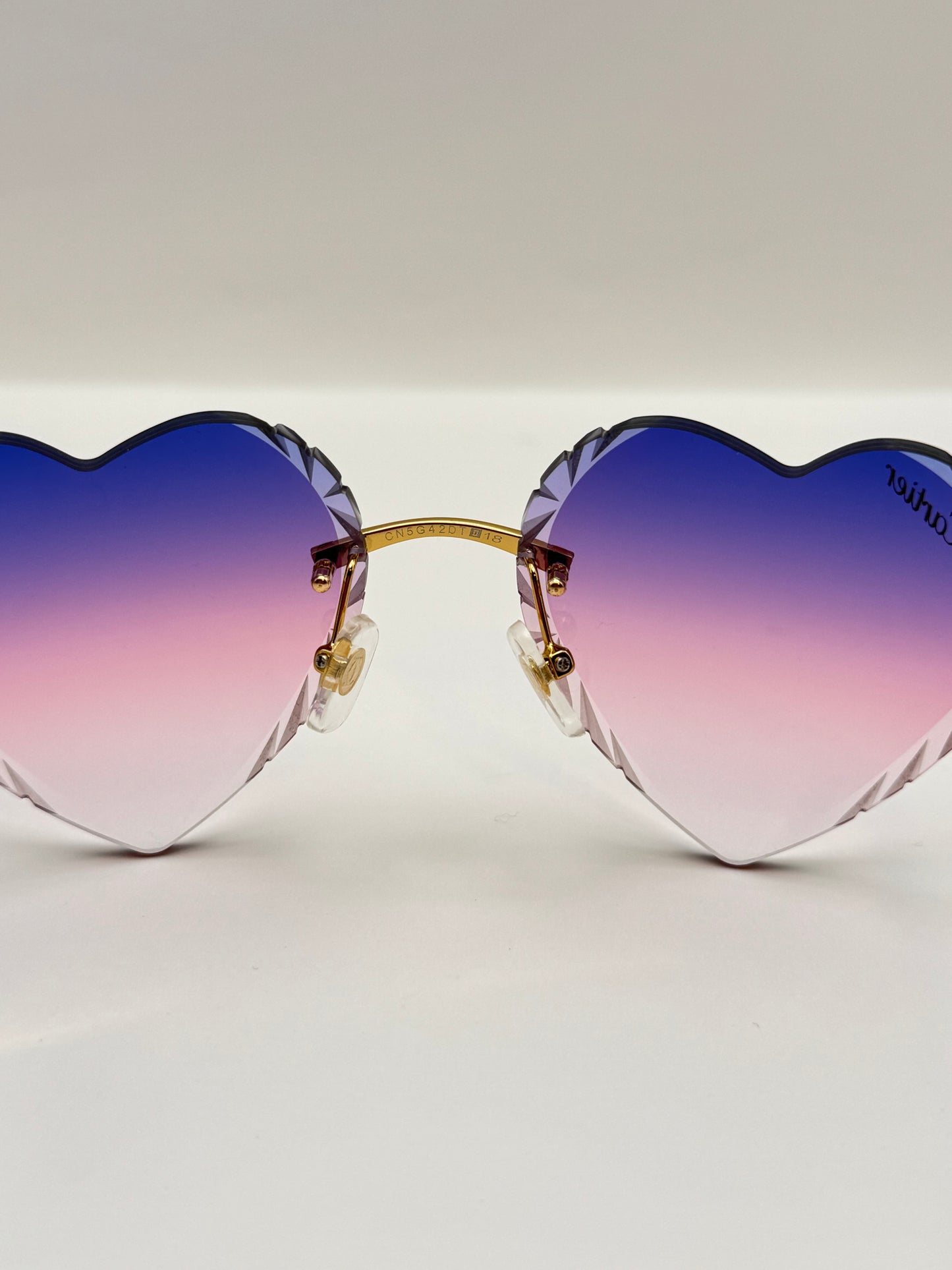 acetate Heart sunglasses