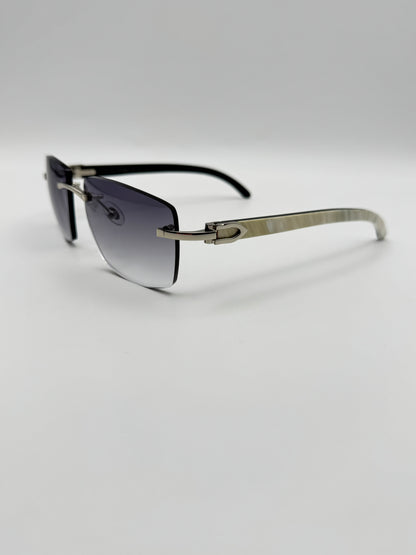 White buffs Sunglasses