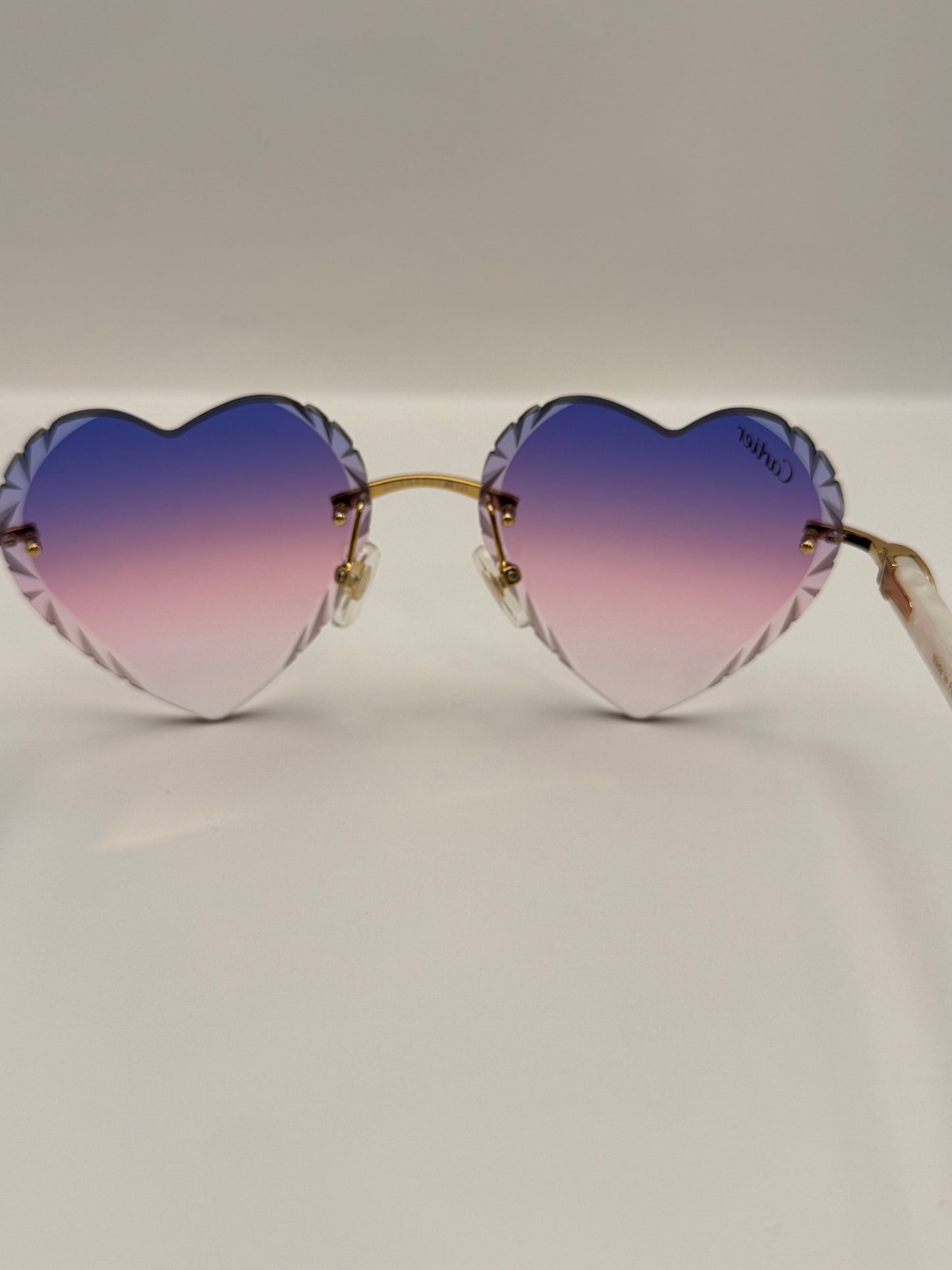 acetate Heart sunglasses