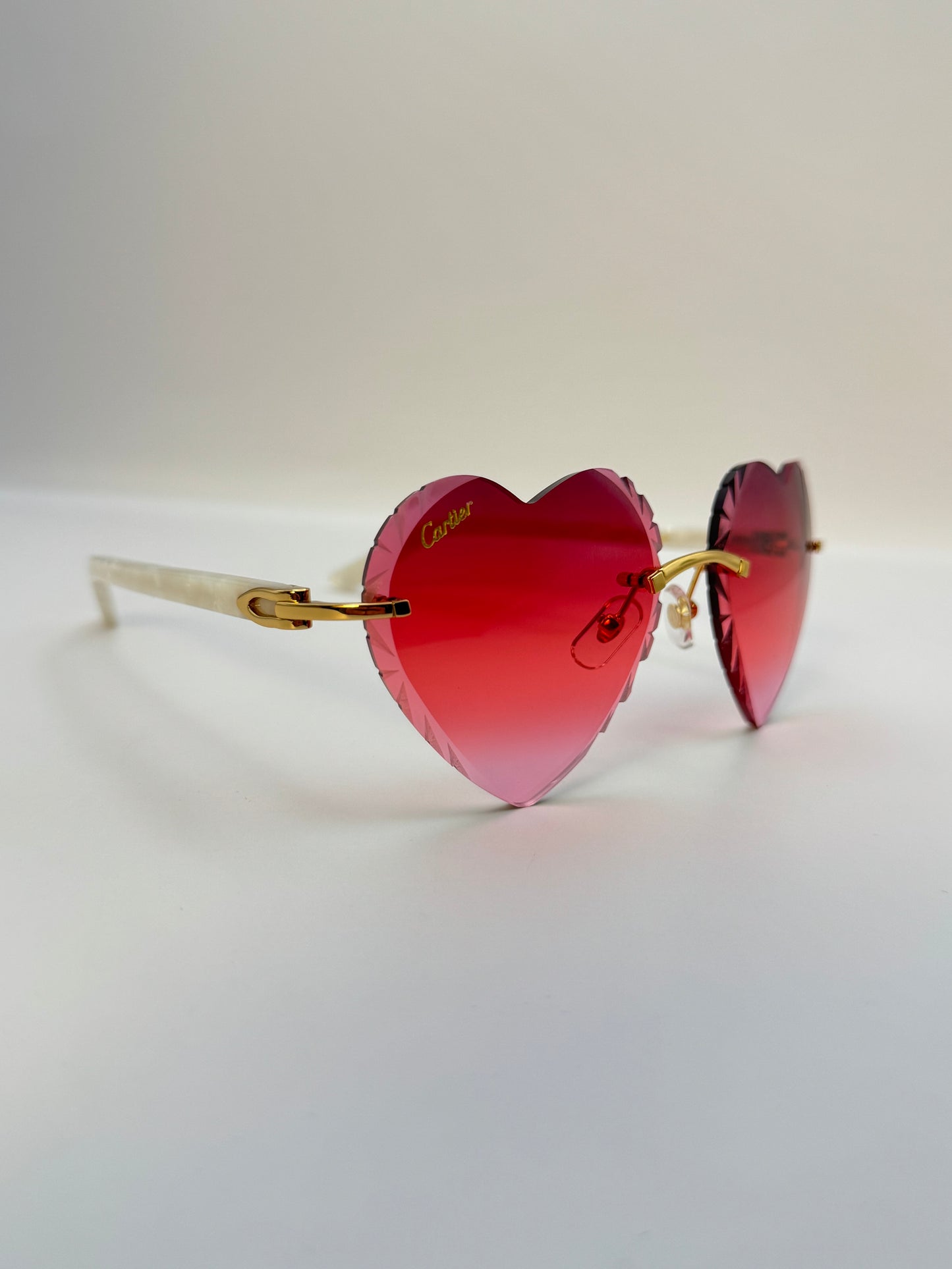 acetate Heart sunglasses