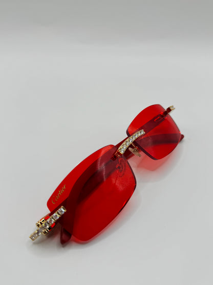 Moissanite Red wood Sunglasses