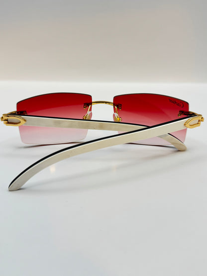 White Buff Sunglasses 57mm