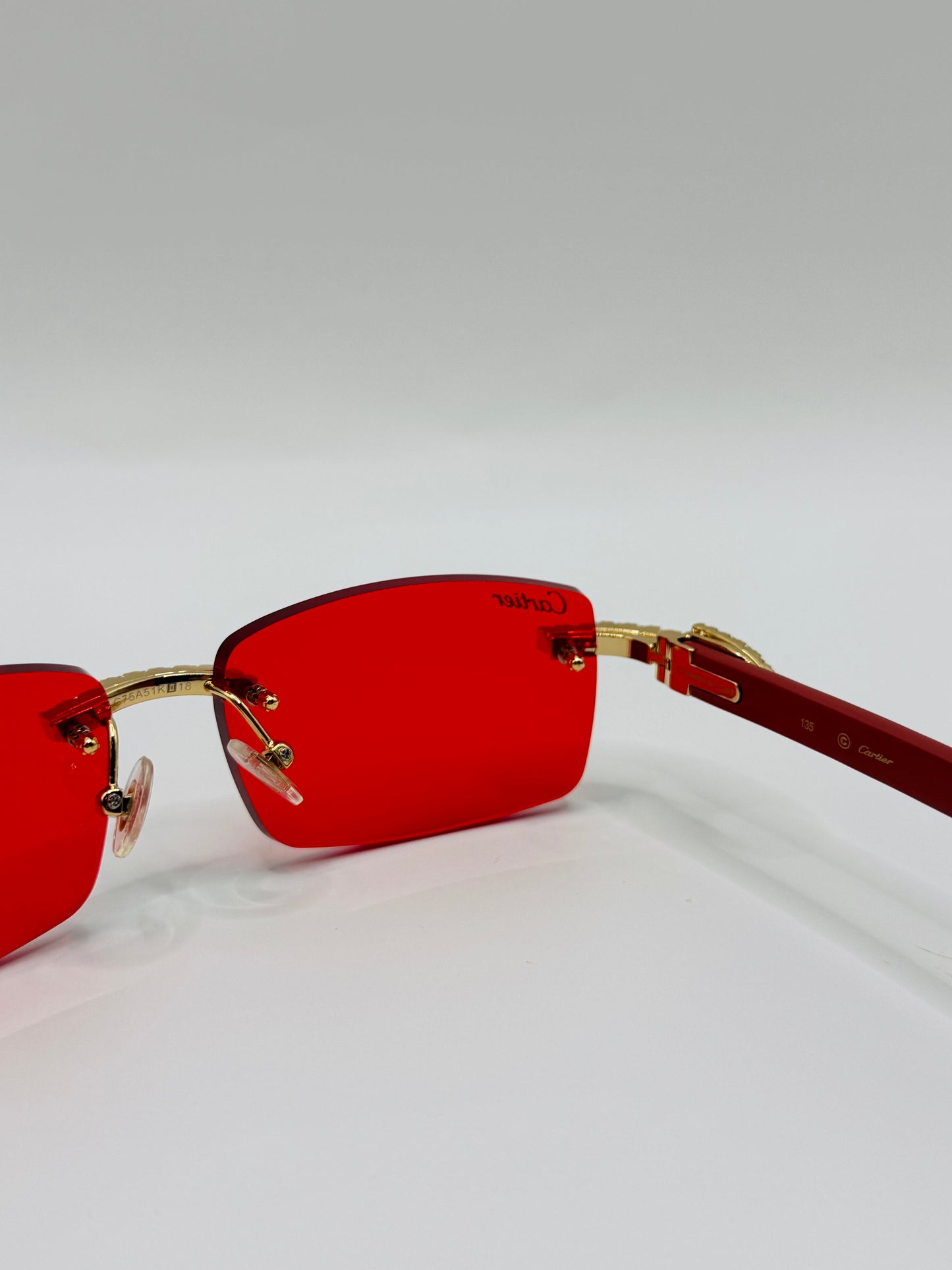 Moissanite Red wood Sunglasses