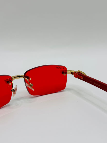 Moissanite Red wood Sunglasses