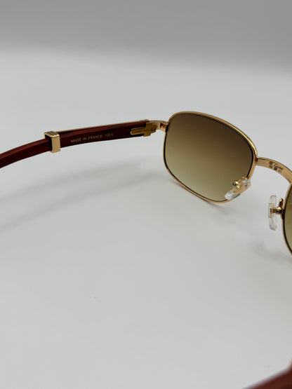 Vintage Wood Glasses