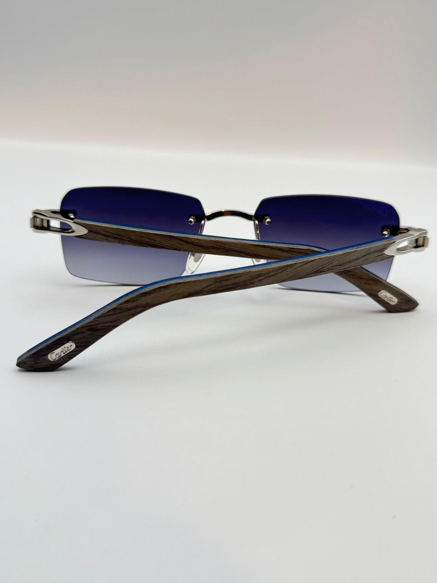Grey Wood glasses