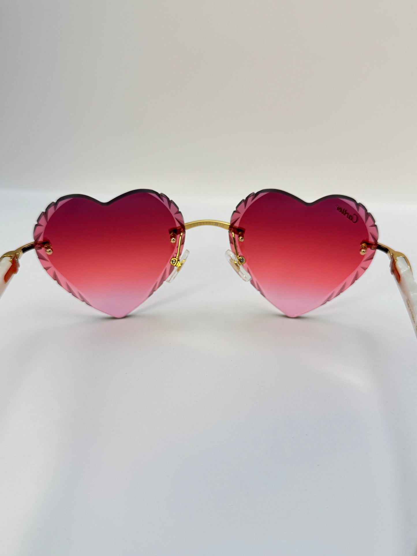 acetate Heart sunglasses