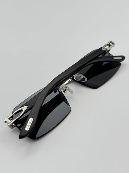 Black wood sunglasses