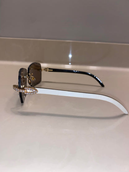 Custom moissanite mirror white buffs