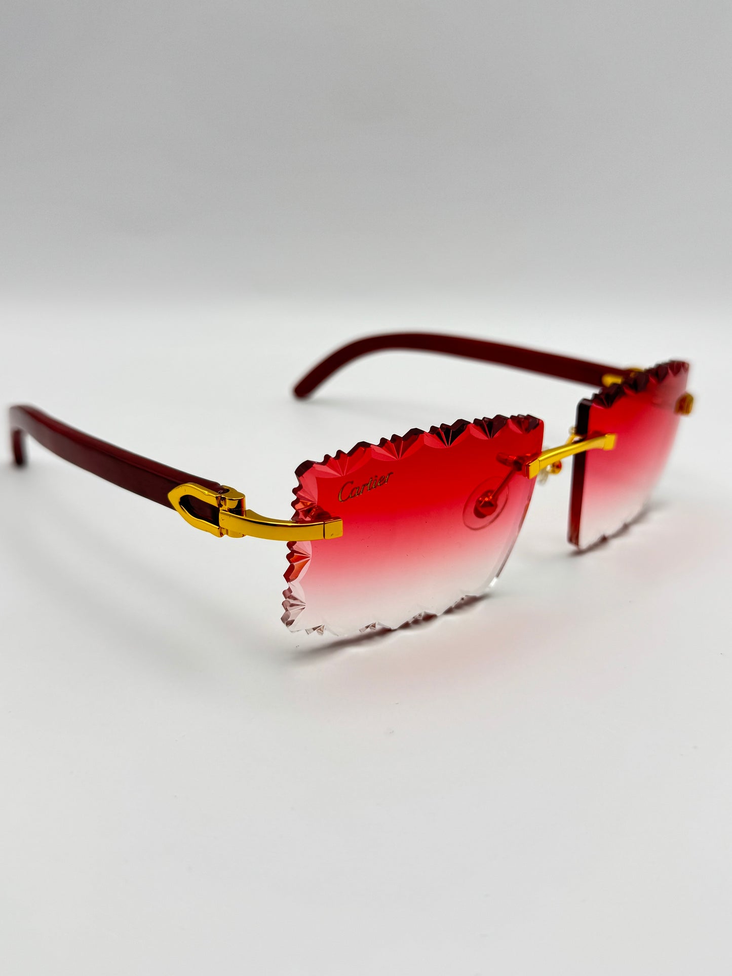 Red Wood Glasses