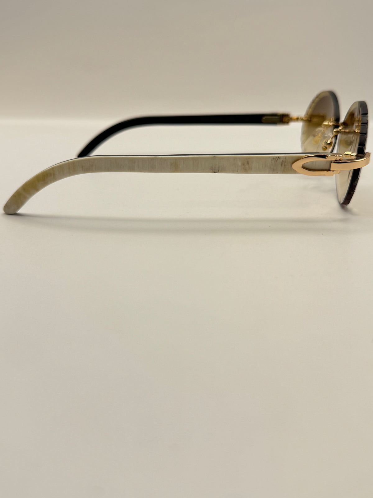 Retro White buff Sunglasses 54mm