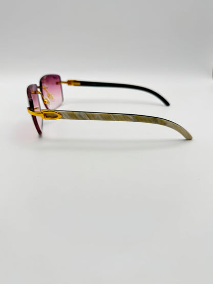 White buffs Sunglasses