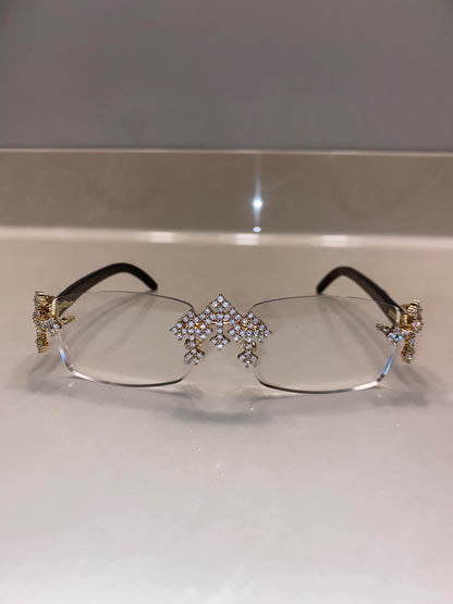 Iced out Cross glasses